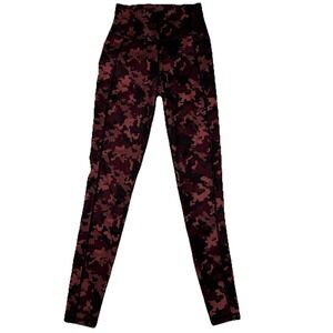 Sweaty Betty Leggings Super Sculpt Soft High Waisted Yoga Gym  Rust Camo Size XS